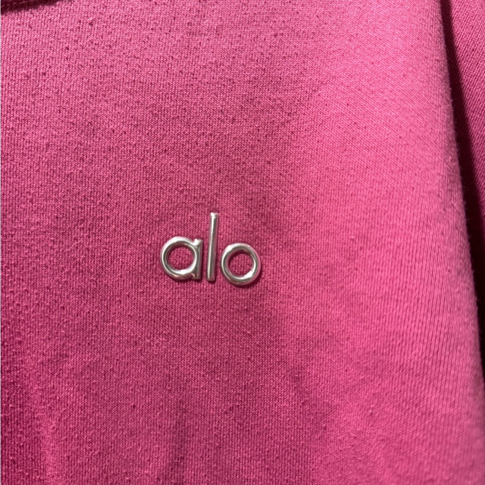 ALO Yoga Pink Pullover Hoodie - Picture 3 of 3
